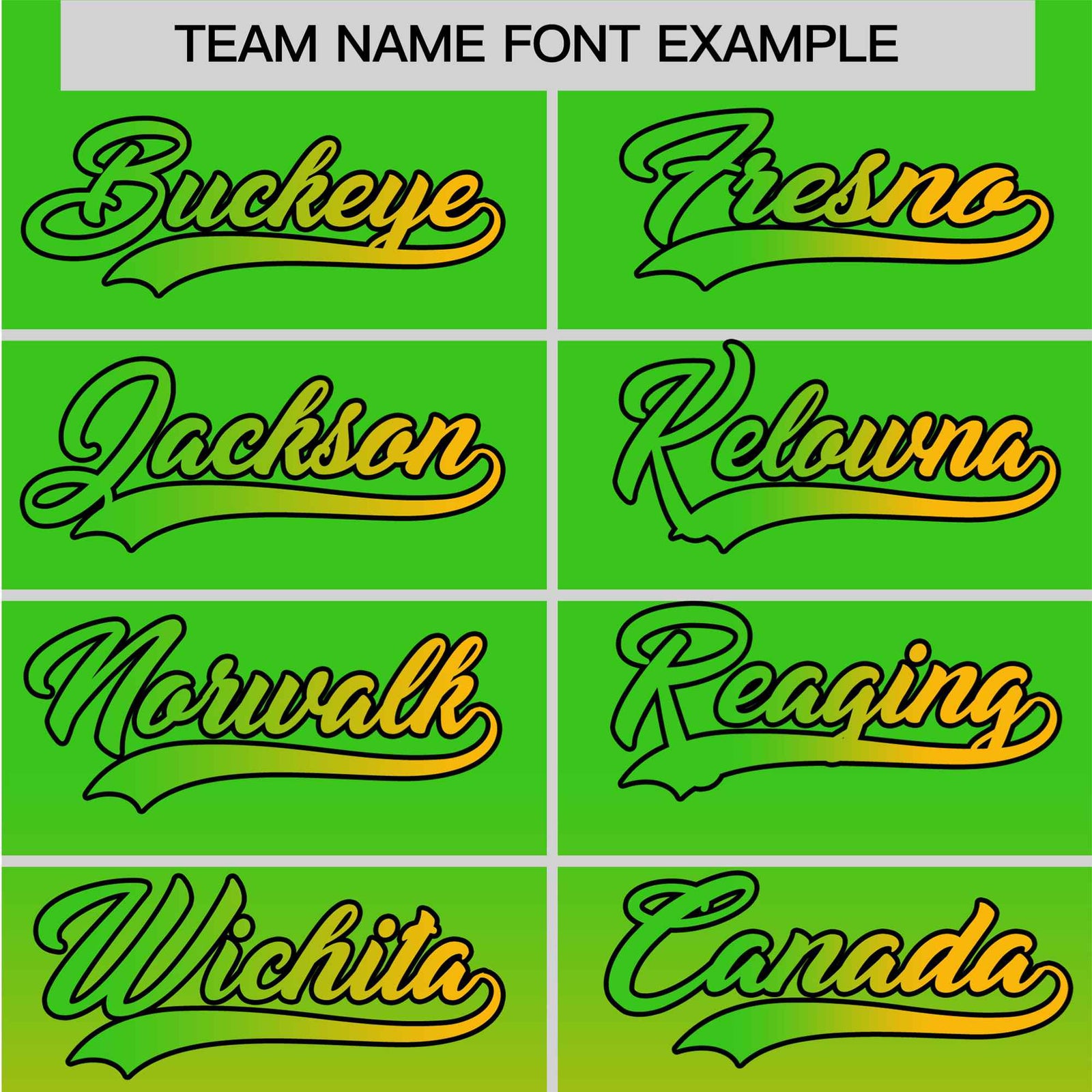 Custom Green Yellow-Black Authentic Fade Fashion Baseball Jersey