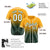 Custom Yellow Green Authentic Fade Fashion Baseball Jersey