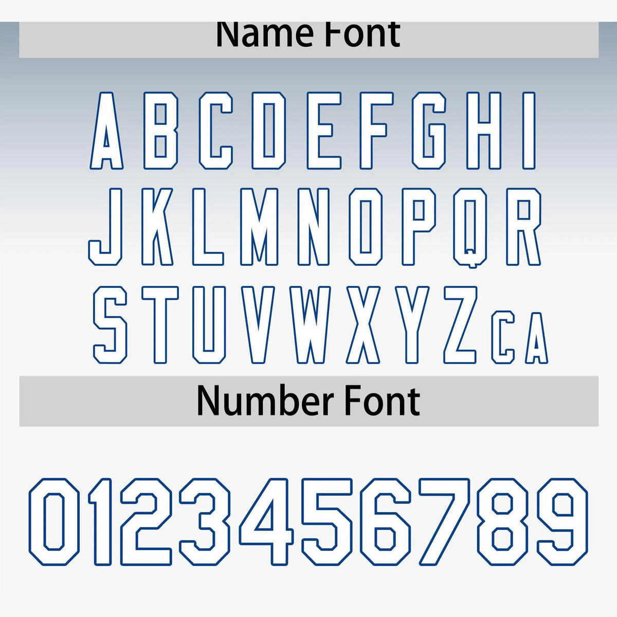 Custom Blue White Authentic Fade Fashion Baseball Jersey