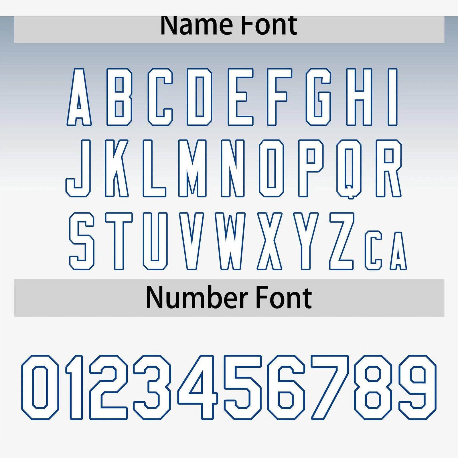 Custom Blue White Authentic Fade Fashion Baseball Jersey