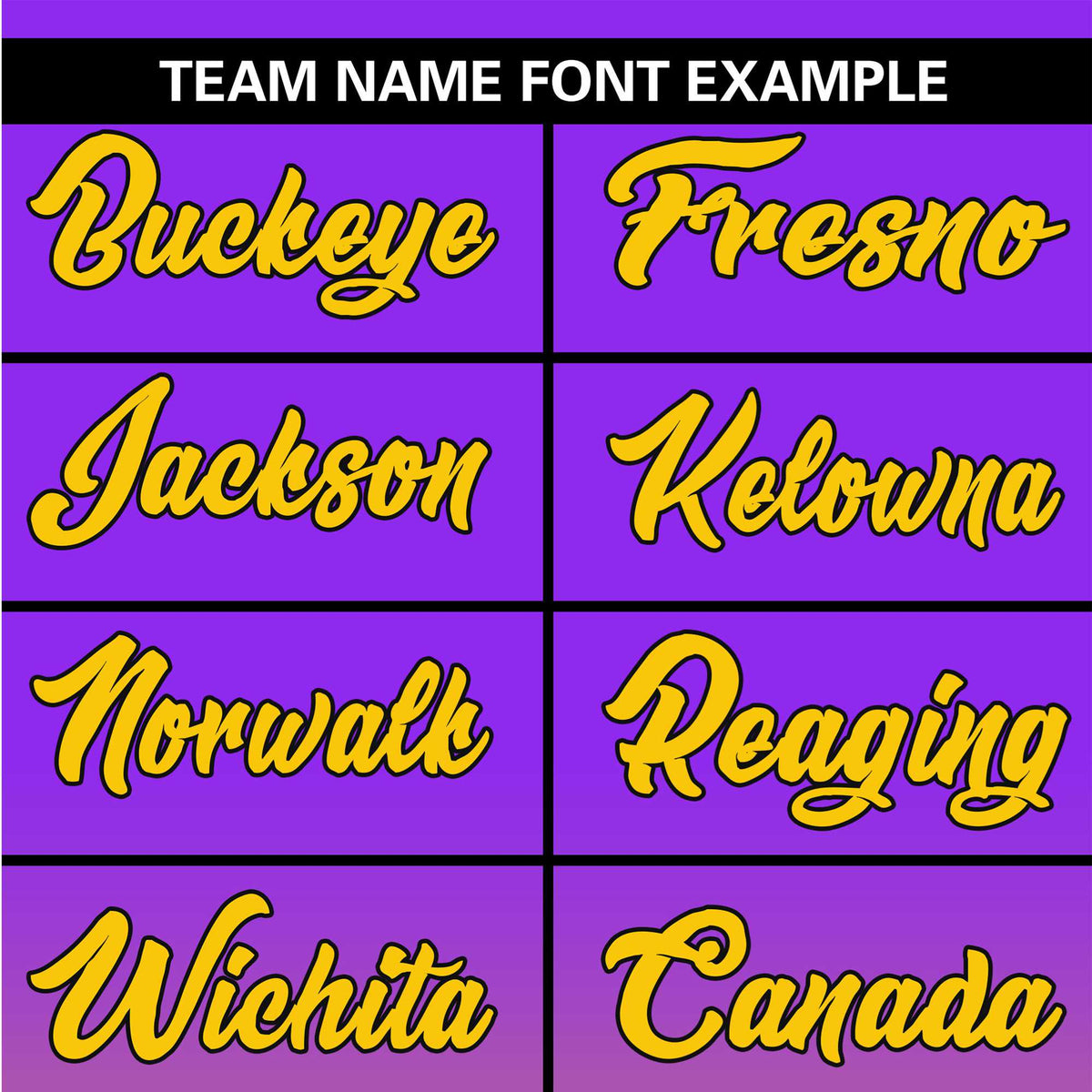 Custom Purple Yellow-Black Authentic Fade Fashion Baseball Jersey