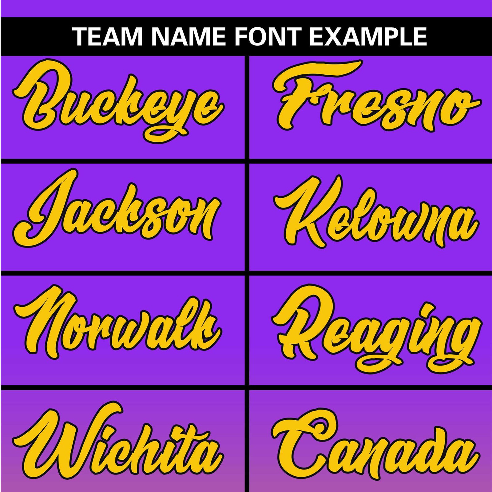 Custom Purple Yellow-Black Authentic Fade Fashion Baseball Jersey