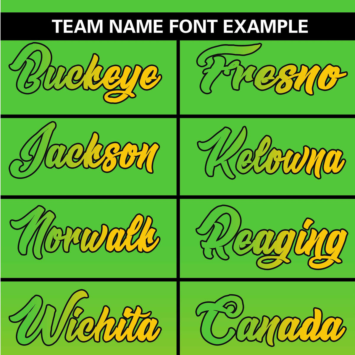 Custom Green Yellow-Black Authentic Fade Fashion Baseball Jersey