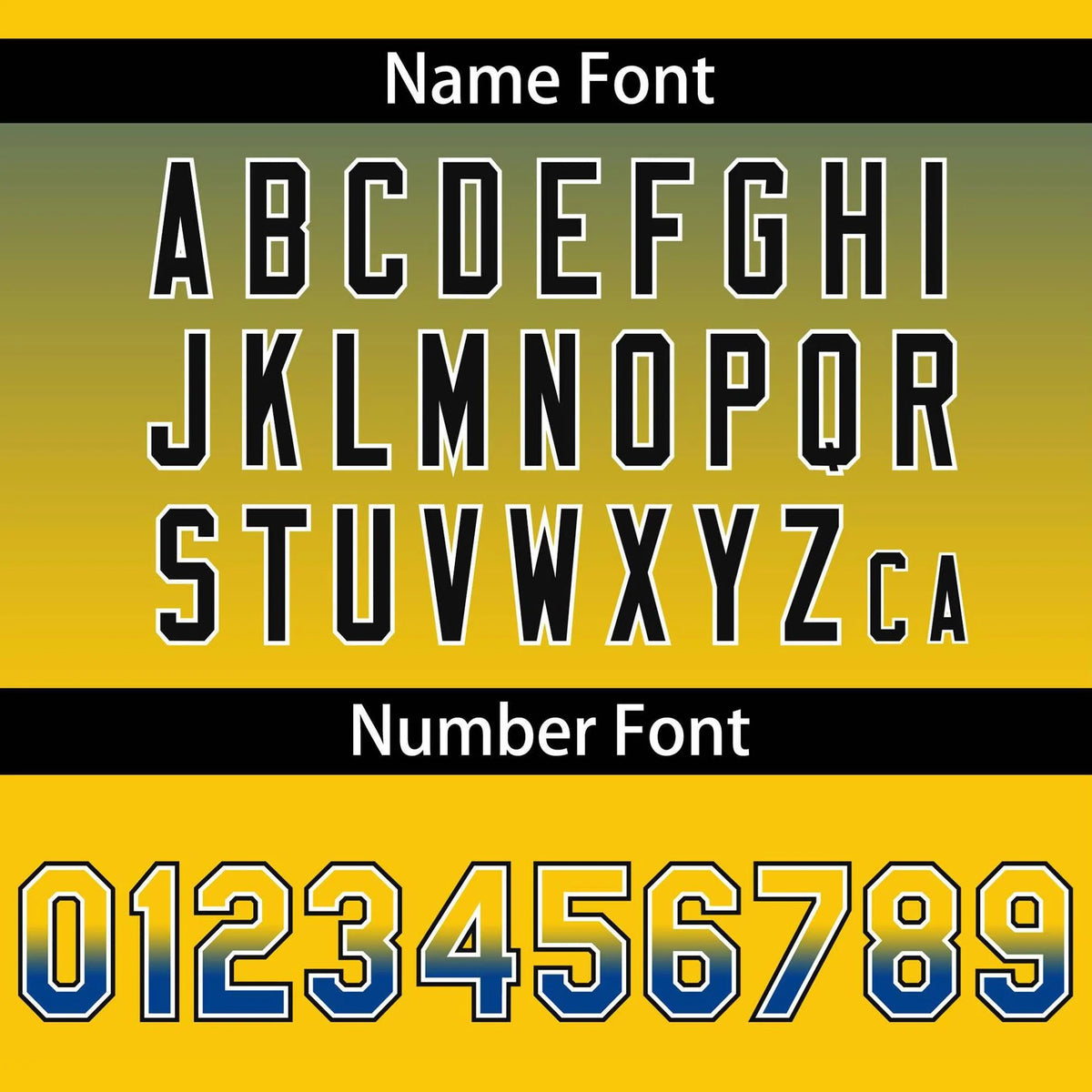 Custom Blue Yellow-Black Authentic Fade Fashion Baseball Jersey