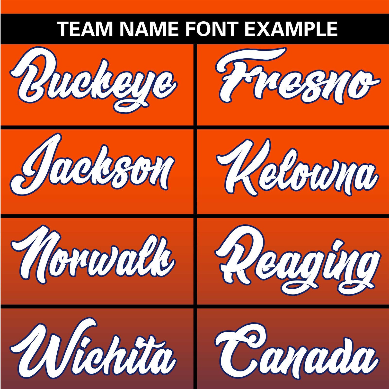 Custom Orange-Royal Blue-White Authentic Fade Fashion Baseball Jersey