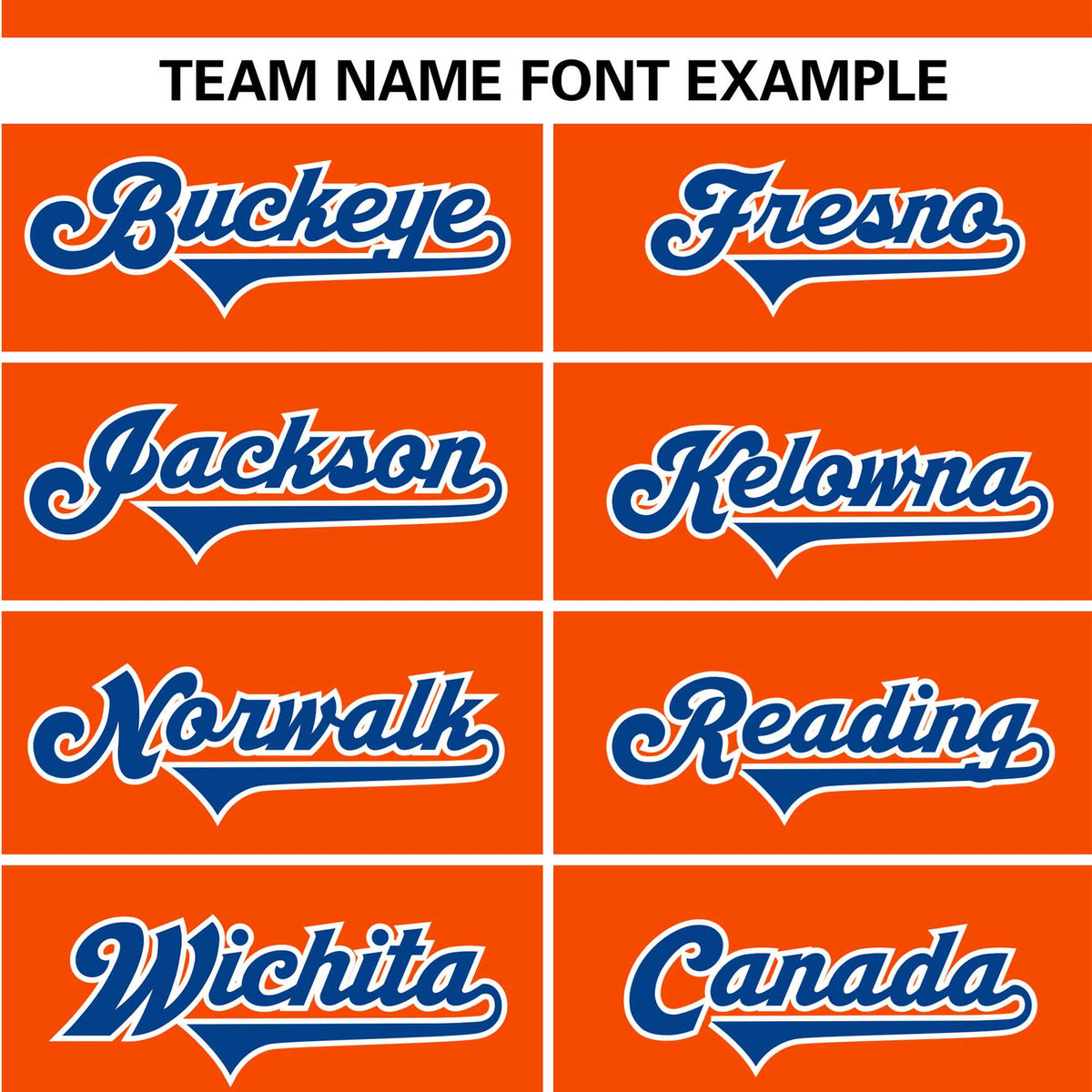 Custom Orange Royal Blue White Authentic Baseball Jersey