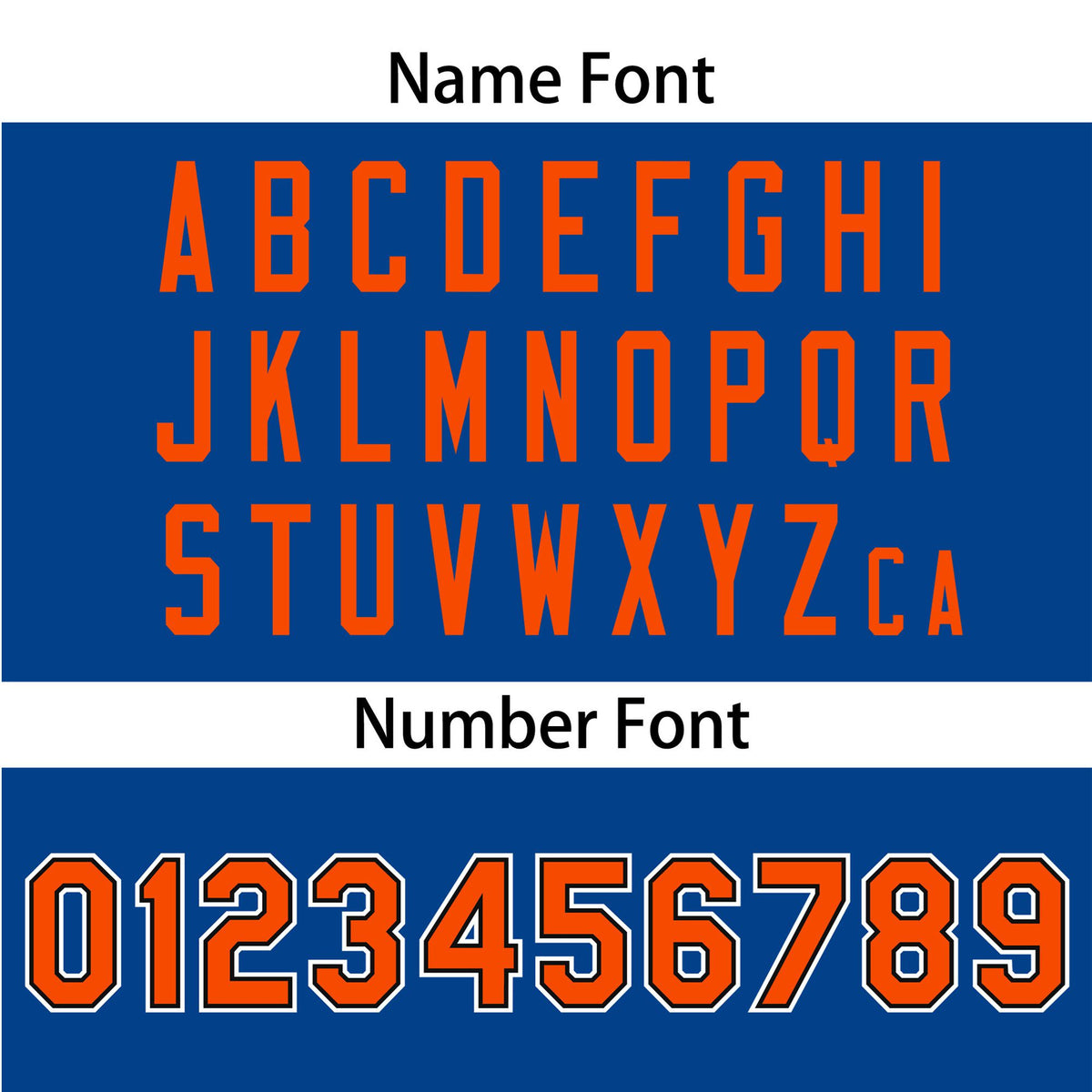 Custom Royal Blue Orange White Authentic Baseball Jersey