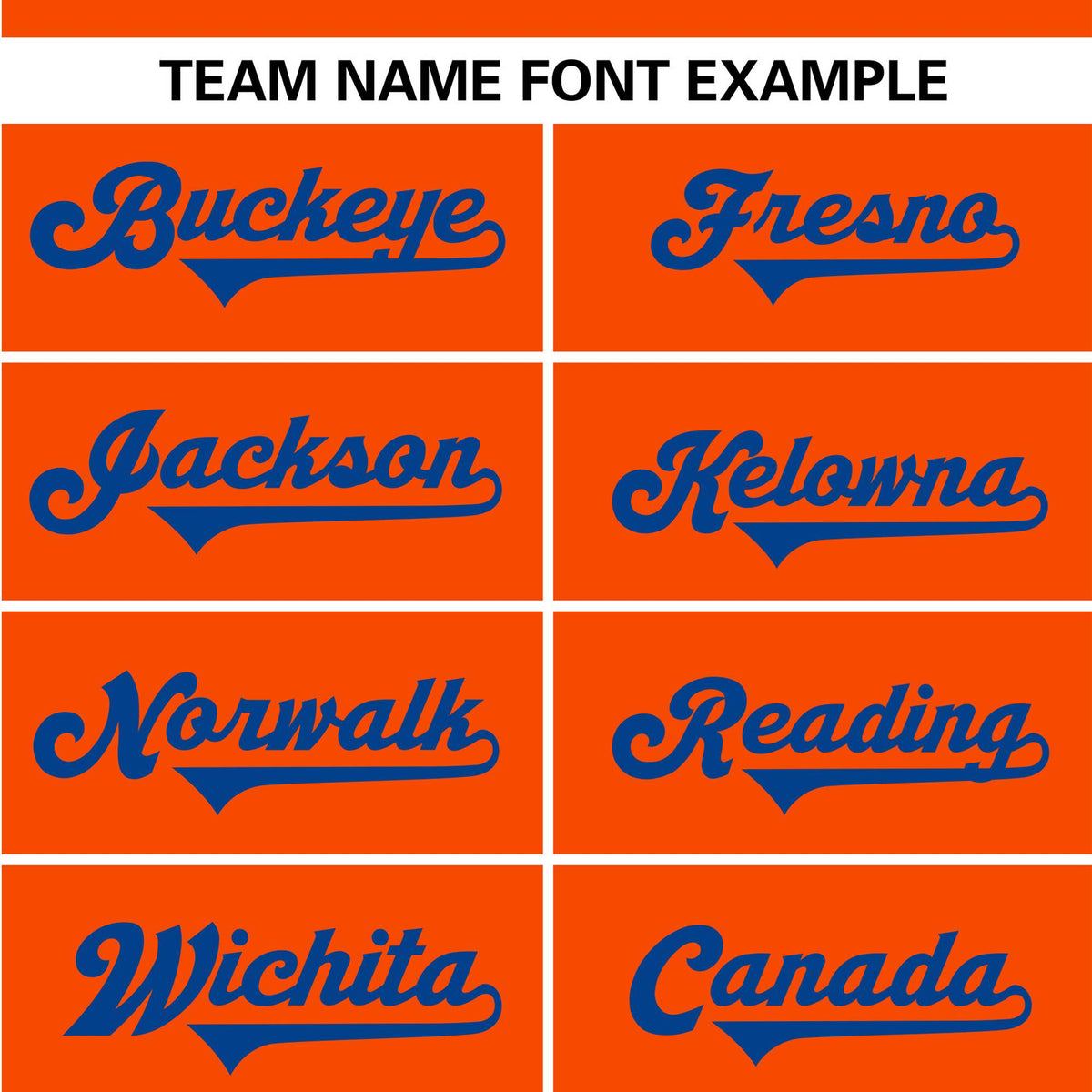 Custom Orange Royal Blue White Authentic Baseball Jersey