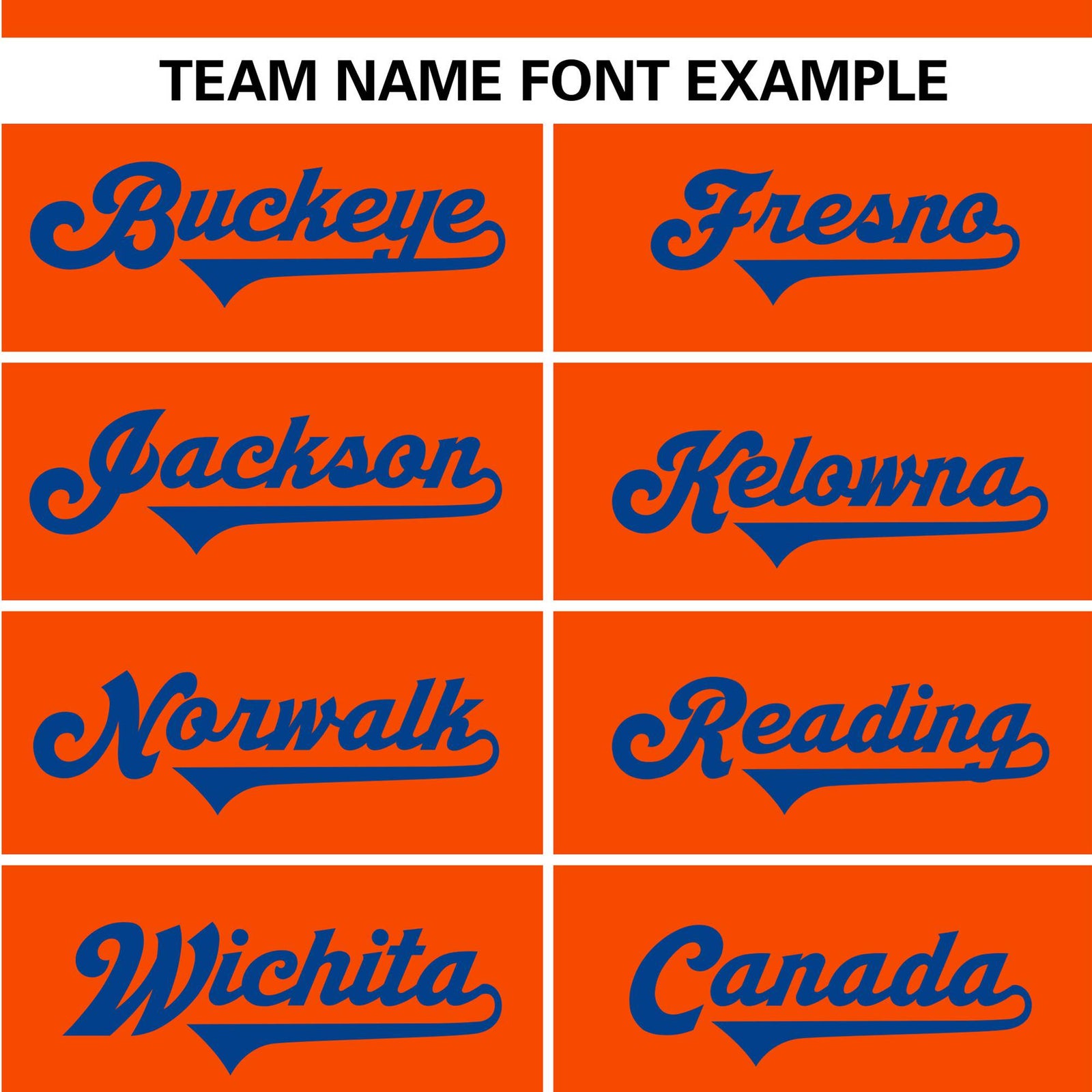 Custom Orange Royal Blue White Authentic Baseball Jersey