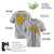 Custom Gray Yellow Black Authentic Baseball Jersey