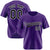 Custom Purple Black White Authentic Baseball Jersey