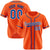 Custom Orange Royal Blue White Authentic Baseball Jersey