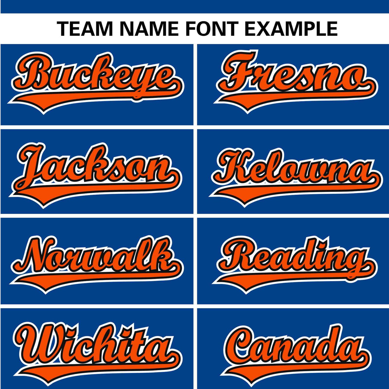 Custom Royal Blue Orange White Authentic Baseball Jersey