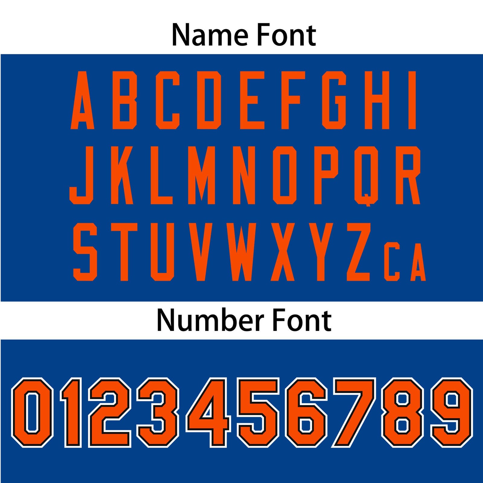 Custom Royal Blue Orange White Authentic Baseball Jersey