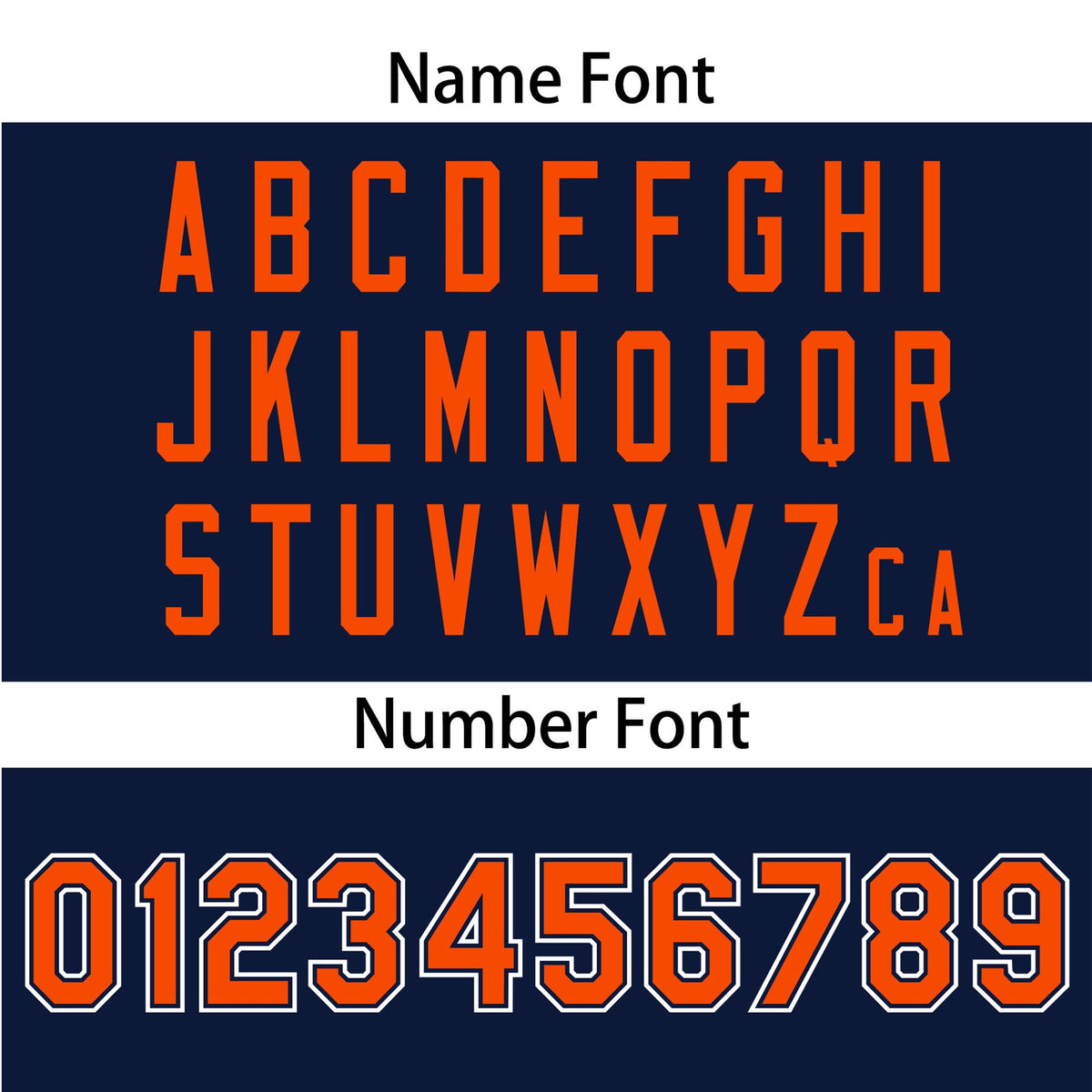 Custom Navy Orange White Authentic Baseball Jersey