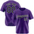 Custom Purple Black White Authentic Baseball Jersey