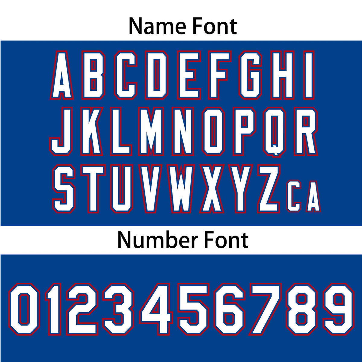 Custom Royal Blue White Red Authentic Baseball Jersey