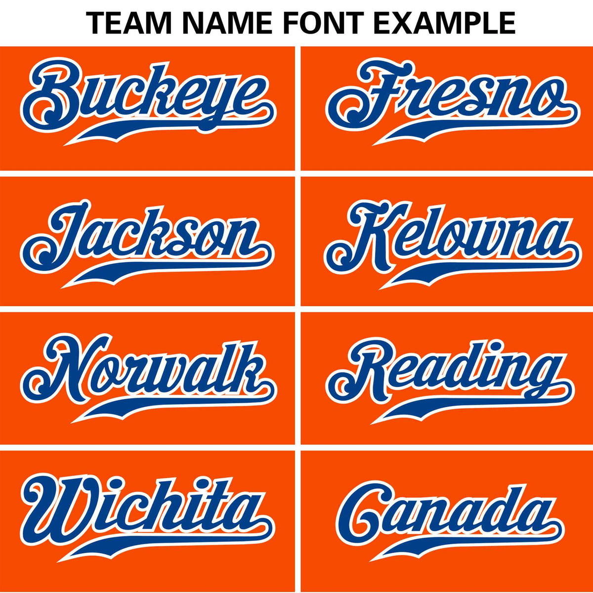 Custom Orange Royal Blue White Authentic Baseball Jersey