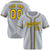 Custom Gray Yellow Black Authentic Baseball Jersey