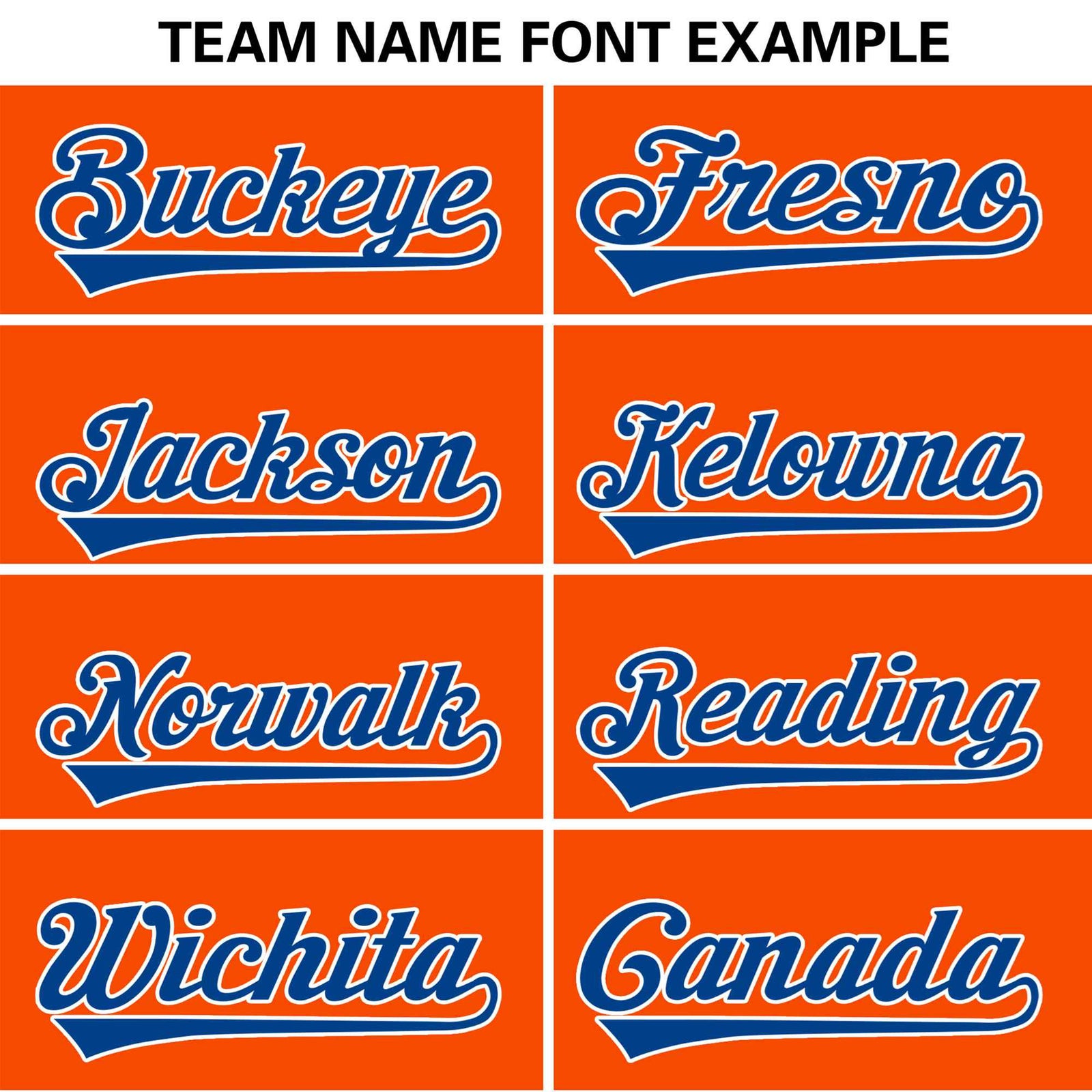 Custom Orange Royal Blue White Authentic Baseball Jersey