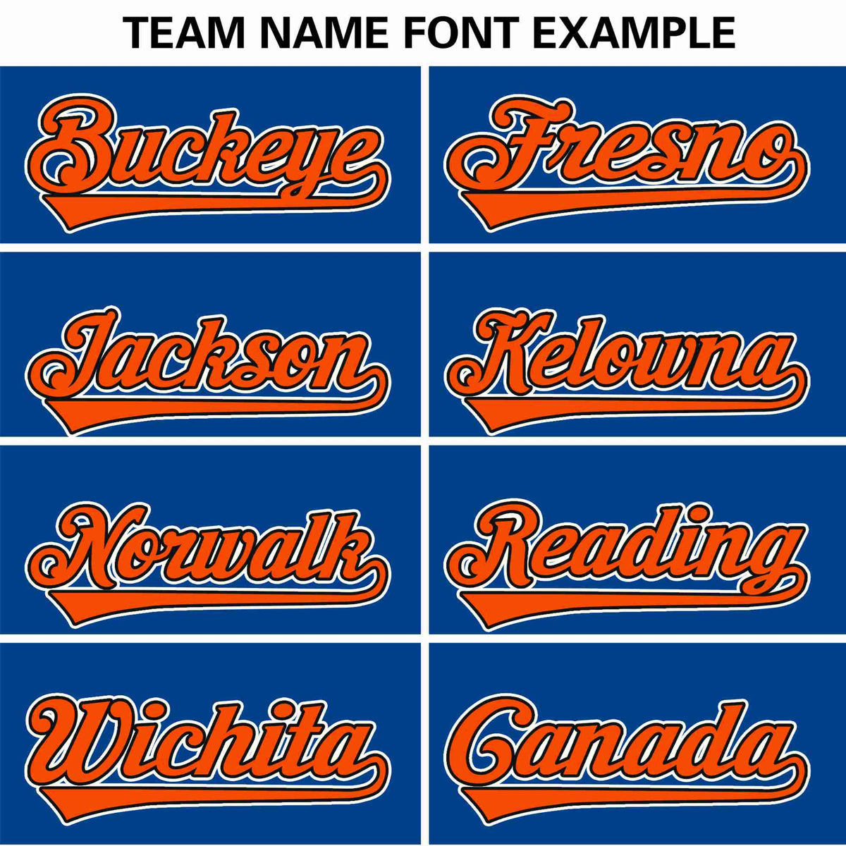 Custom Royal Blue Orange White Authentic Baseball Jersey