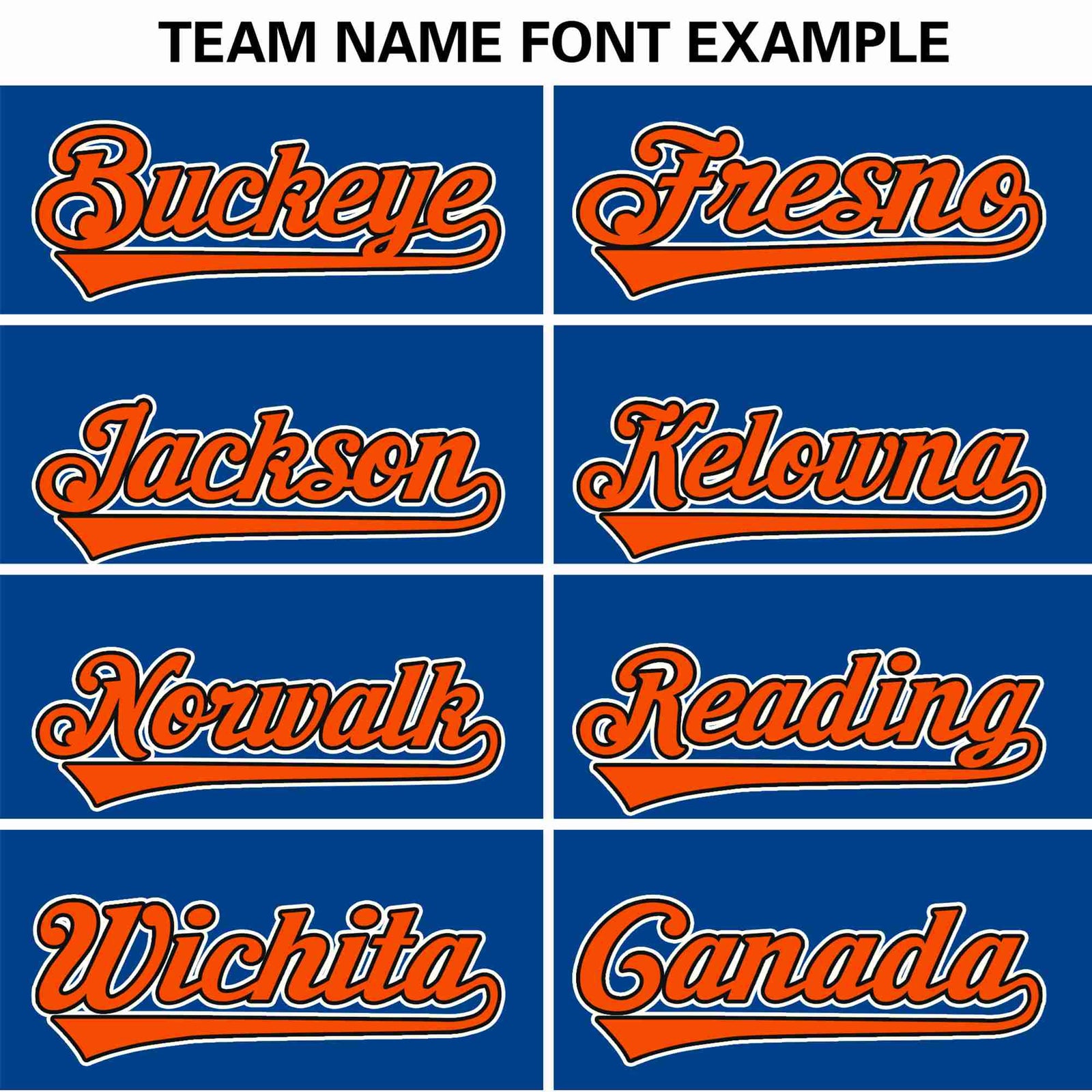 Custom Royal Blue Orange White Authentic Baseball Jersey