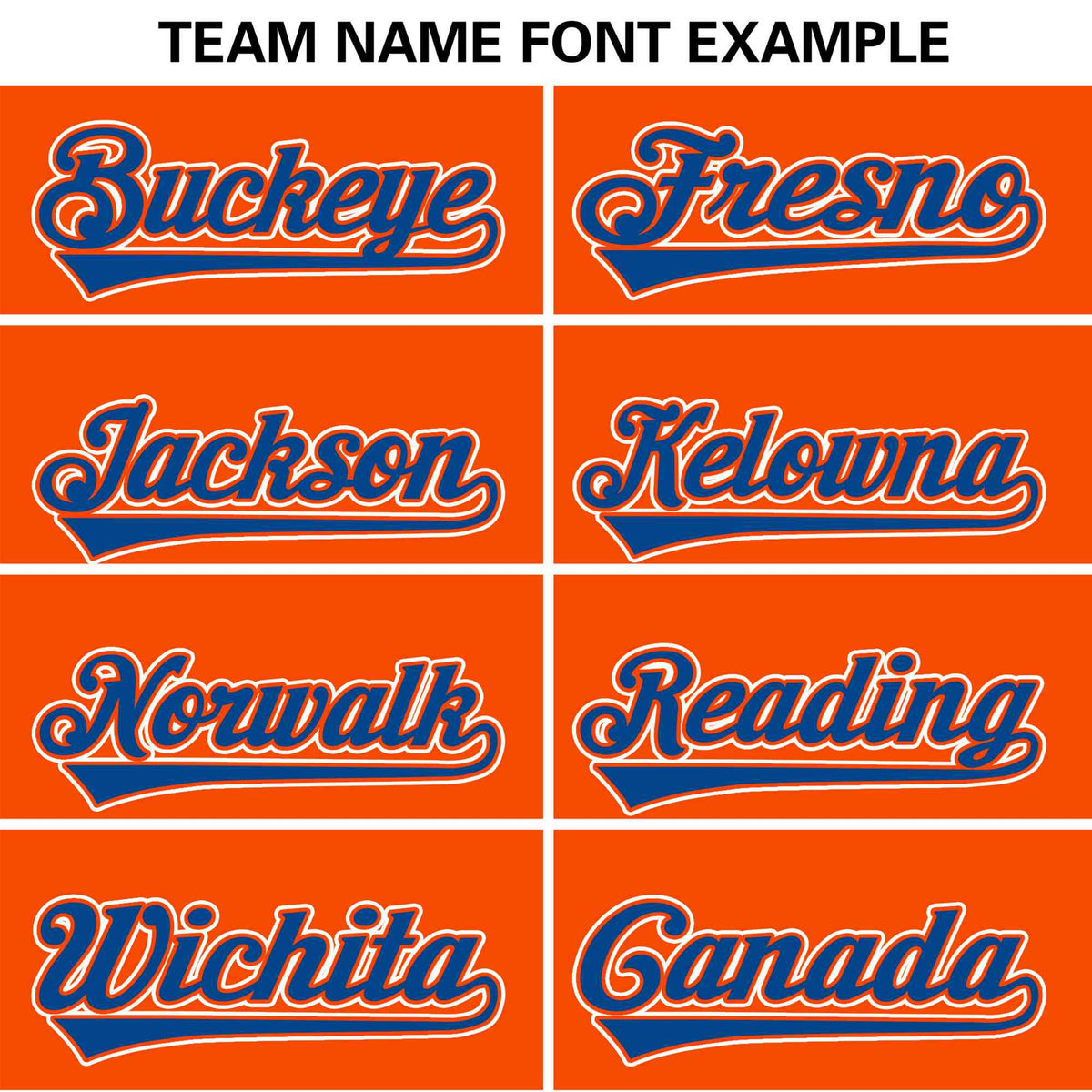 Custom Orange Royal Blue White Authentic Baseball Jersey