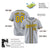 Custom Gray Yellow Black Authentic Baseball Jersey