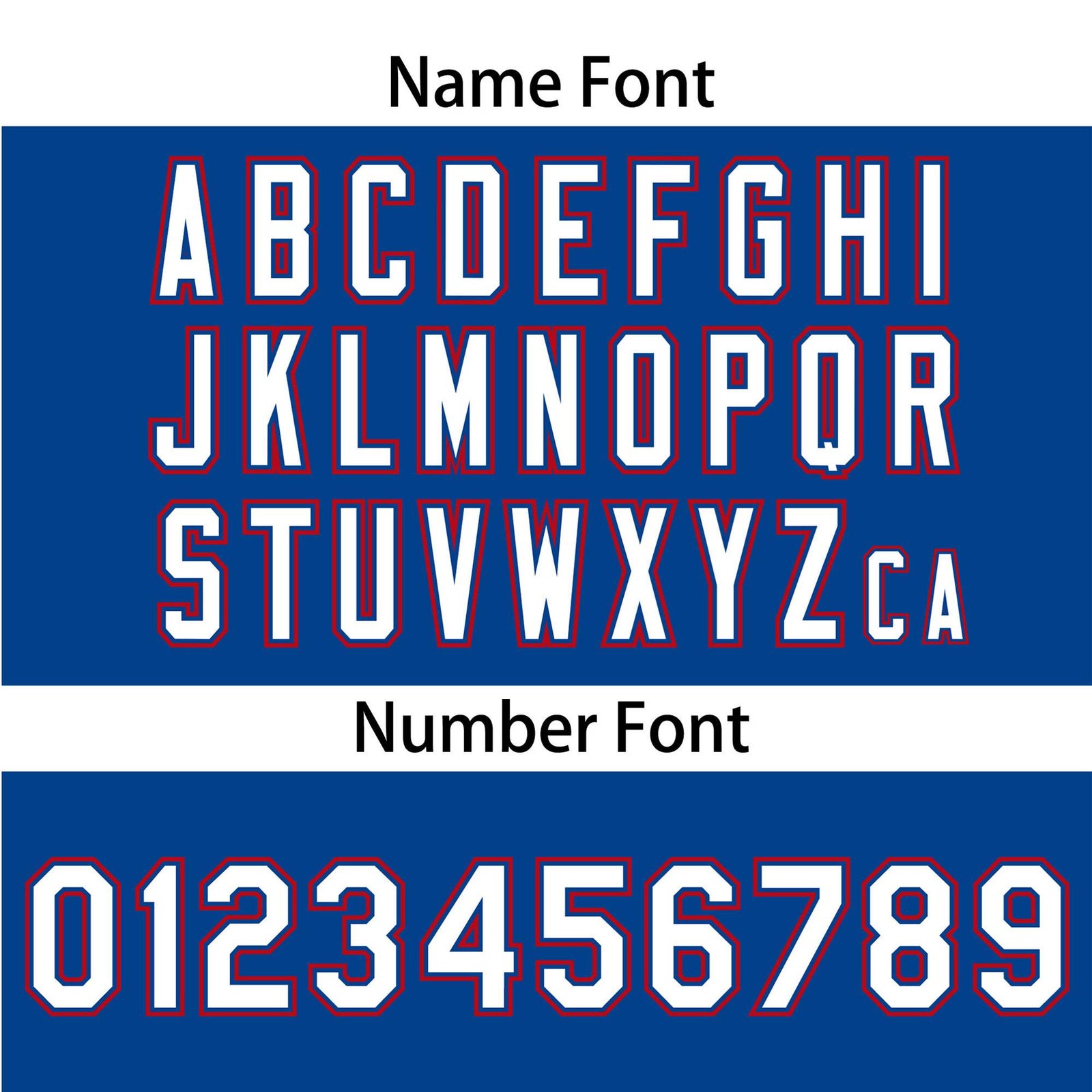 Custom Royal Blue White Red Authentic Baseball Jersey