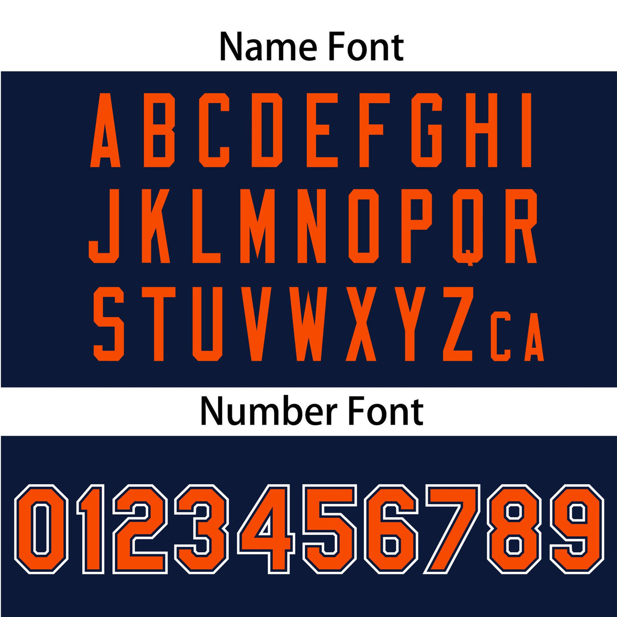 Custom Navy Orange White Authentic Baseball Jersey