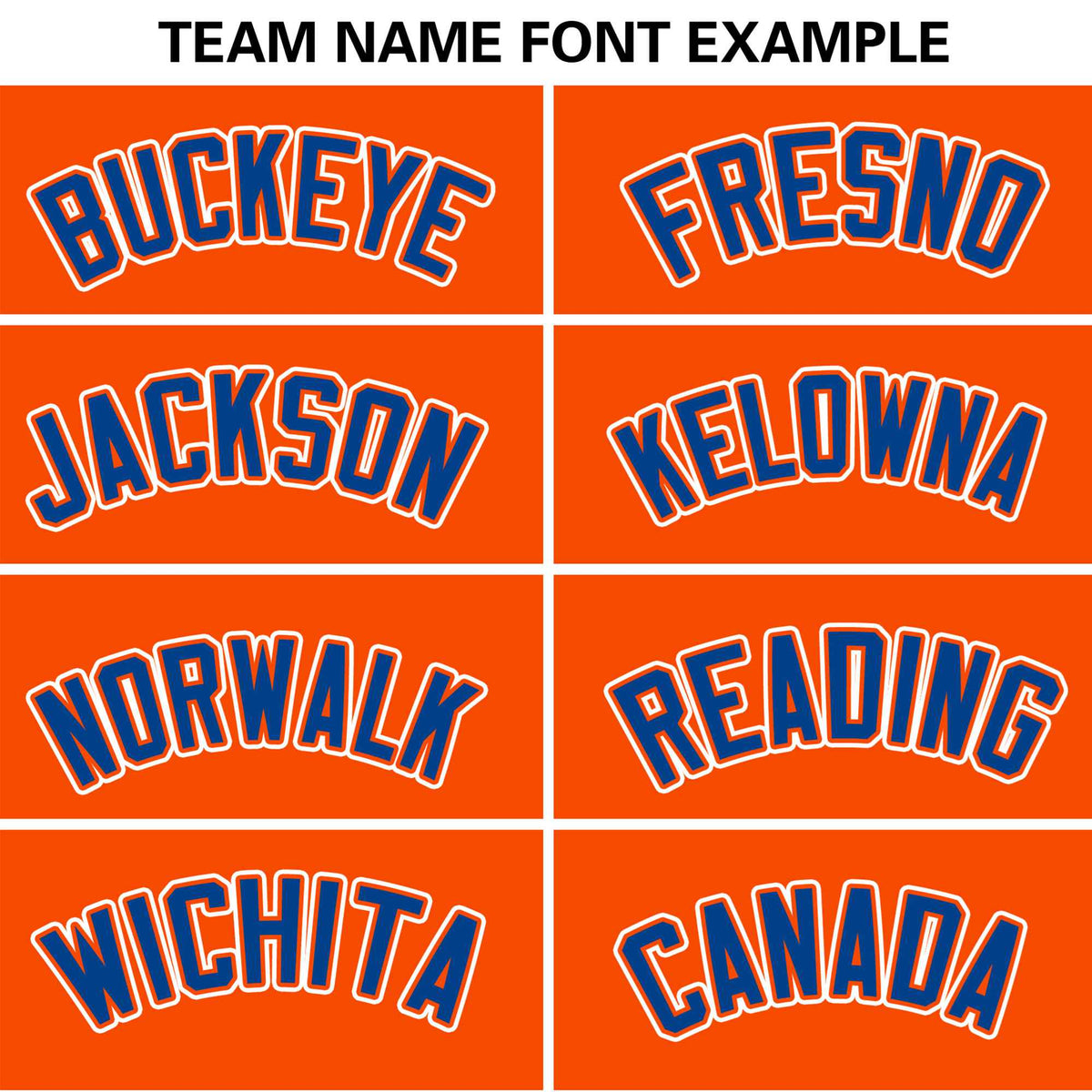 Custom Orange Royal Blue White Authentic Baseball Jersey