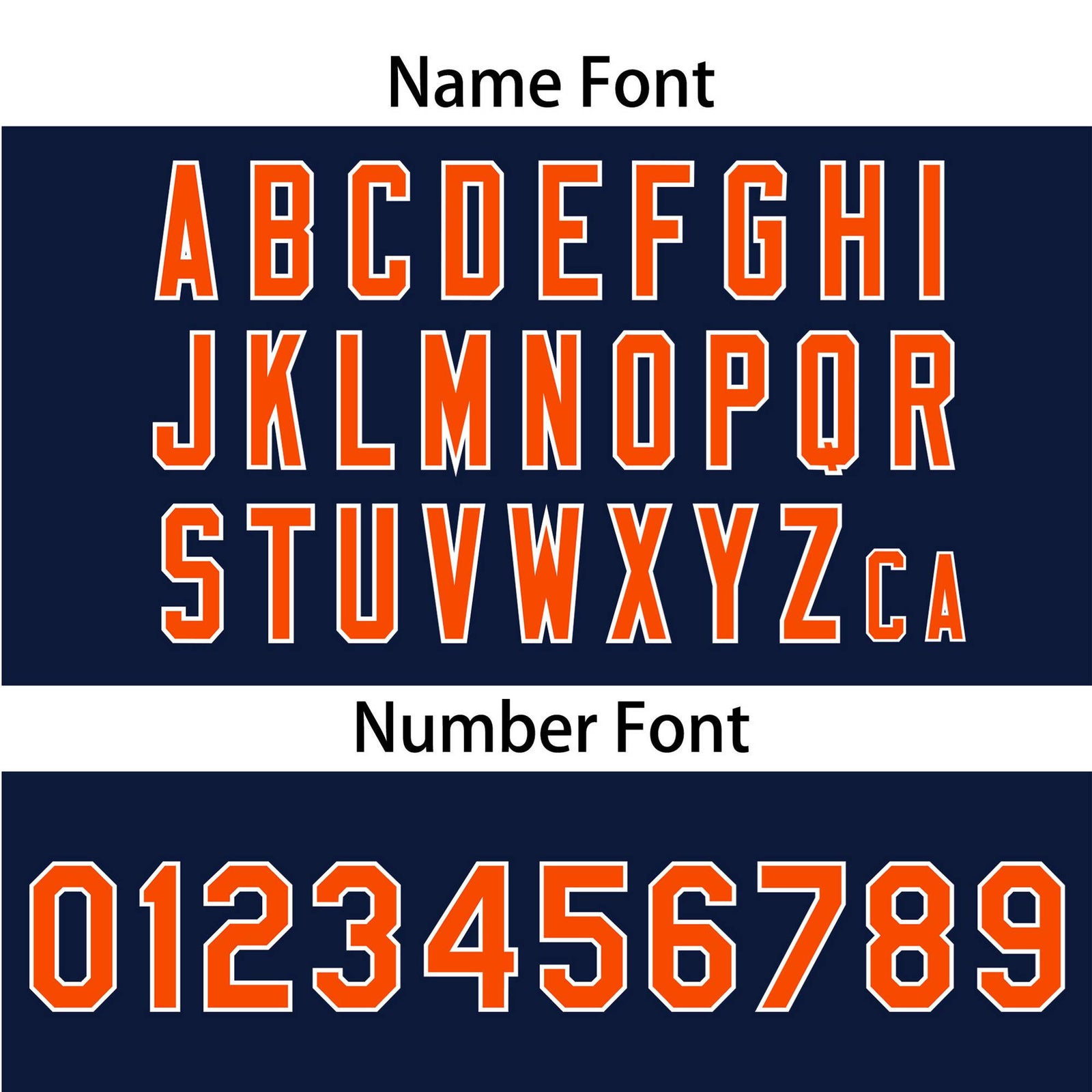 Custom Navy Orange White Authentic Baseball Jersey