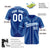 Custom Royal Blue White Authentic Baseball Jersey