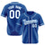 Custom Royal Blue White Authentic Baseball Jersey