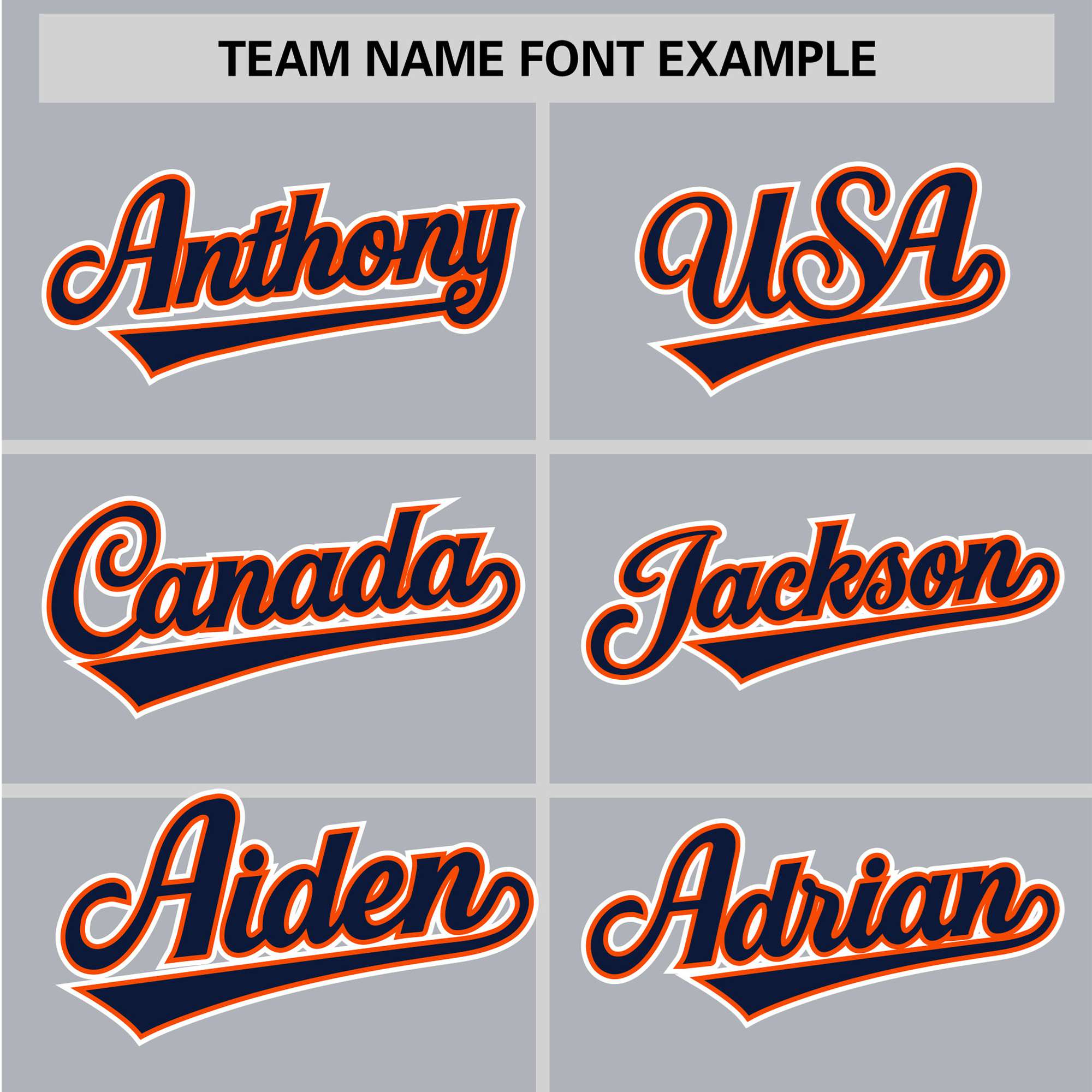 Custom Gray Navy Orange Authentic Baseball Jersey