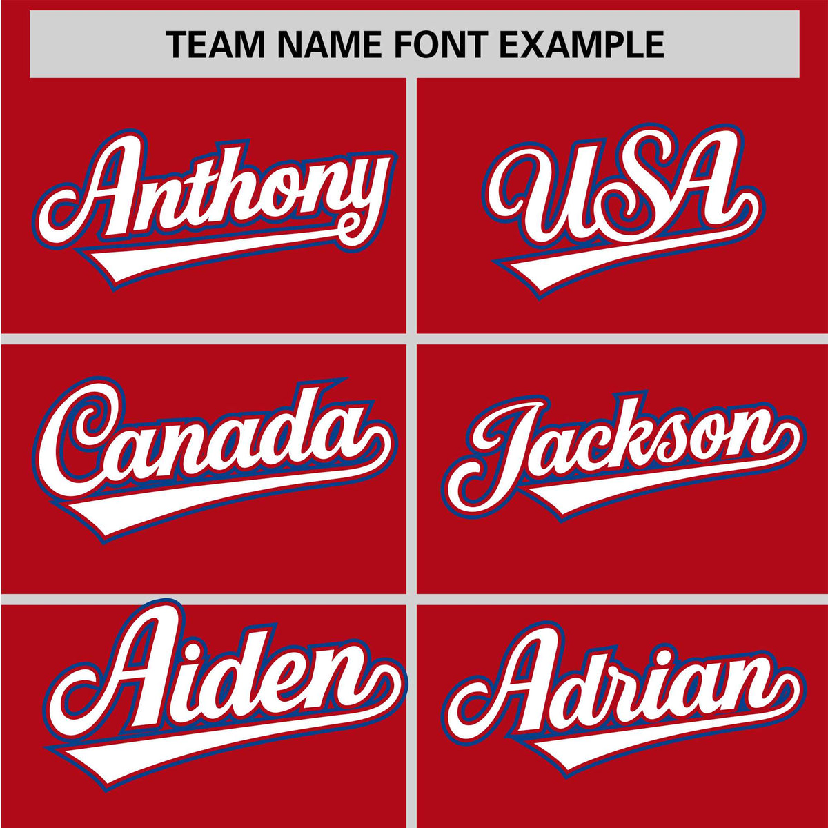 Custom Red White Blue Authentic Baseball Jersey