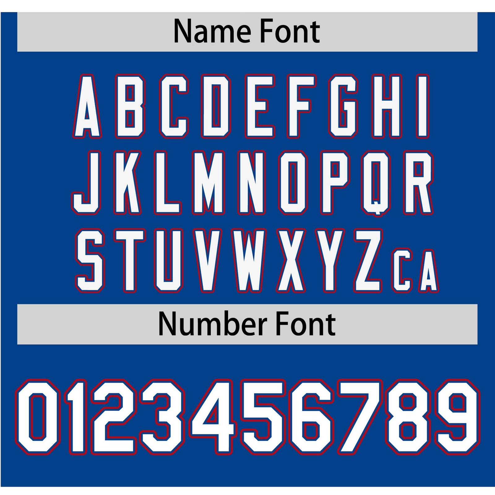 Custom Royal Blue White Red Authentic Baseball Jersey