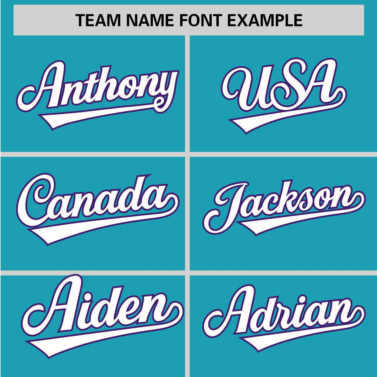 Custom Teal White Purple Authentic Baseball Jersey