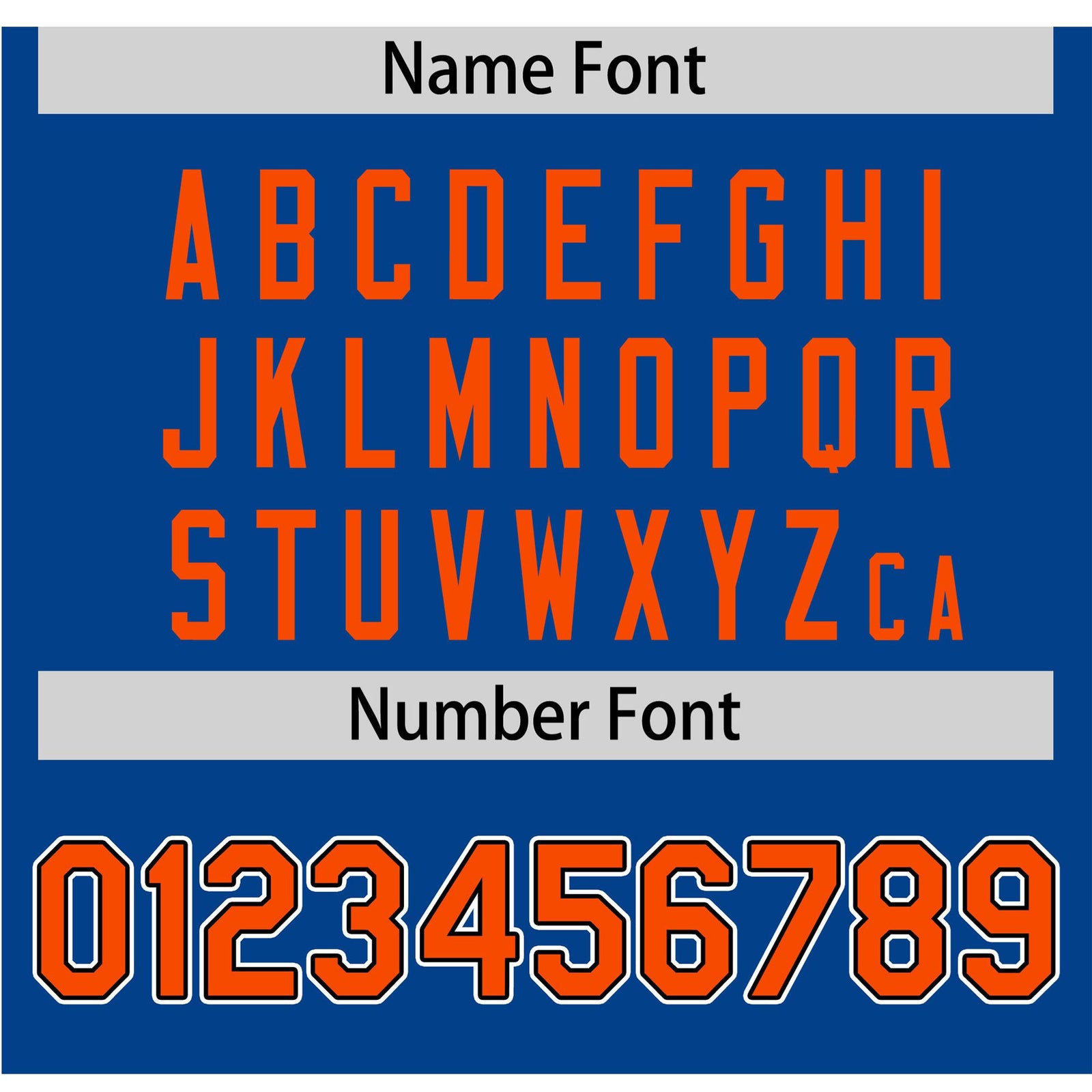 Custom Royal Blue Orange White Authentic Baseball Jersey