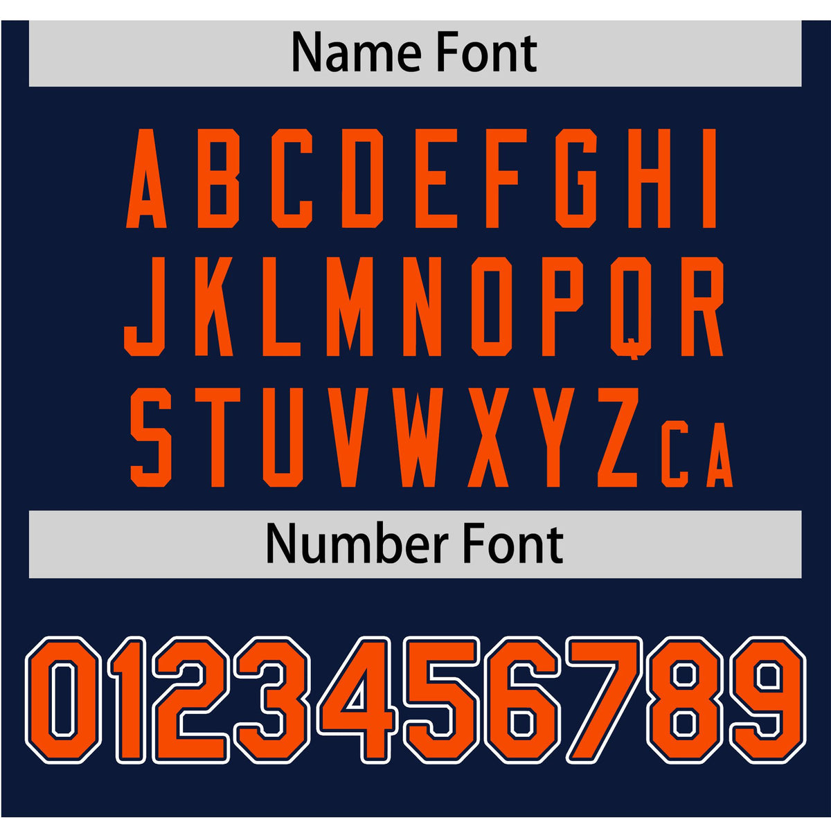 Custom Navy Orange White Authentic Baseball Jersey