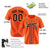 Custom Orange Black White Authentic Baseball Jersey