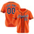 Custom Orange Navy White Authentic Baseball Jersey