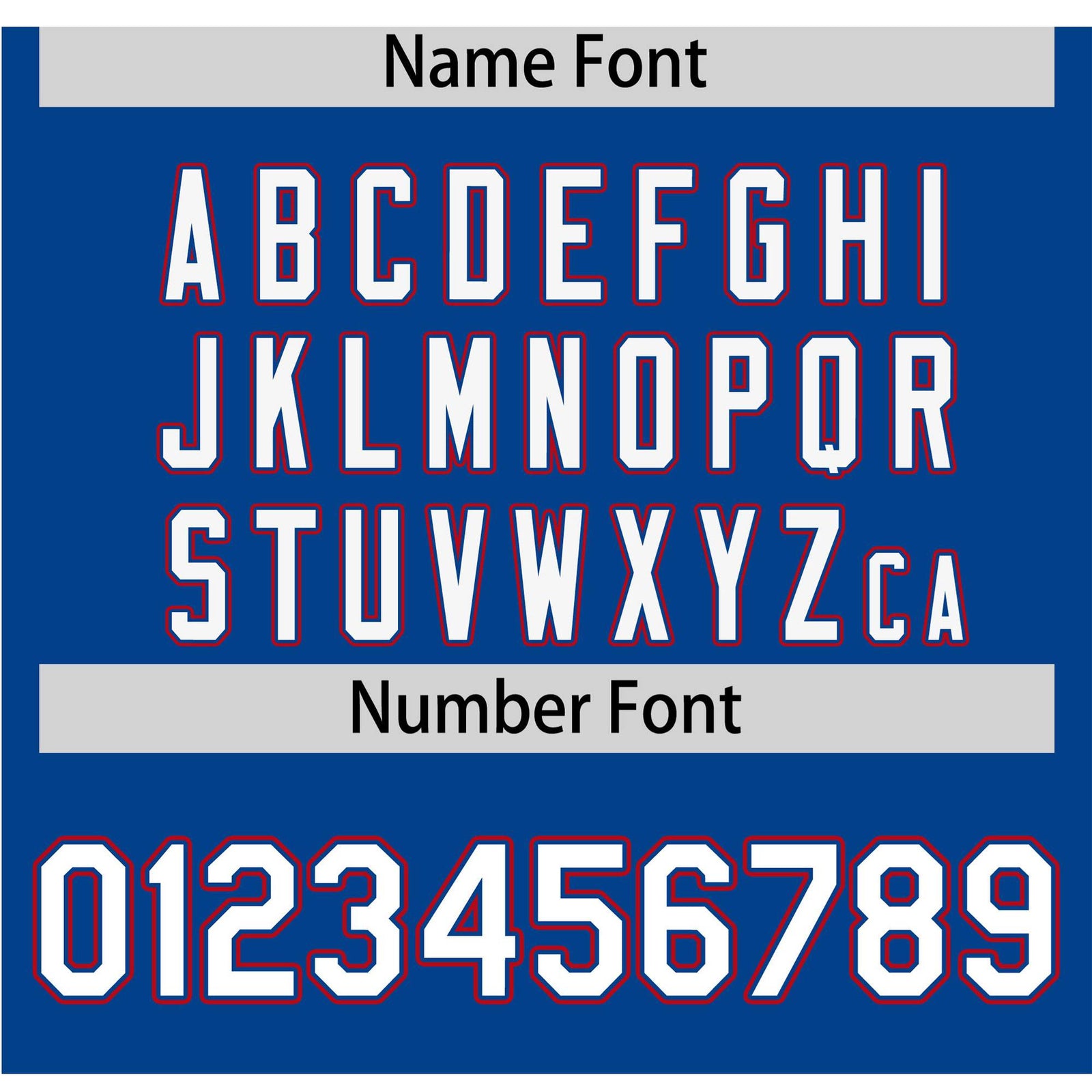 Custom Royal Blue White Red Authentic Baseball Jersey