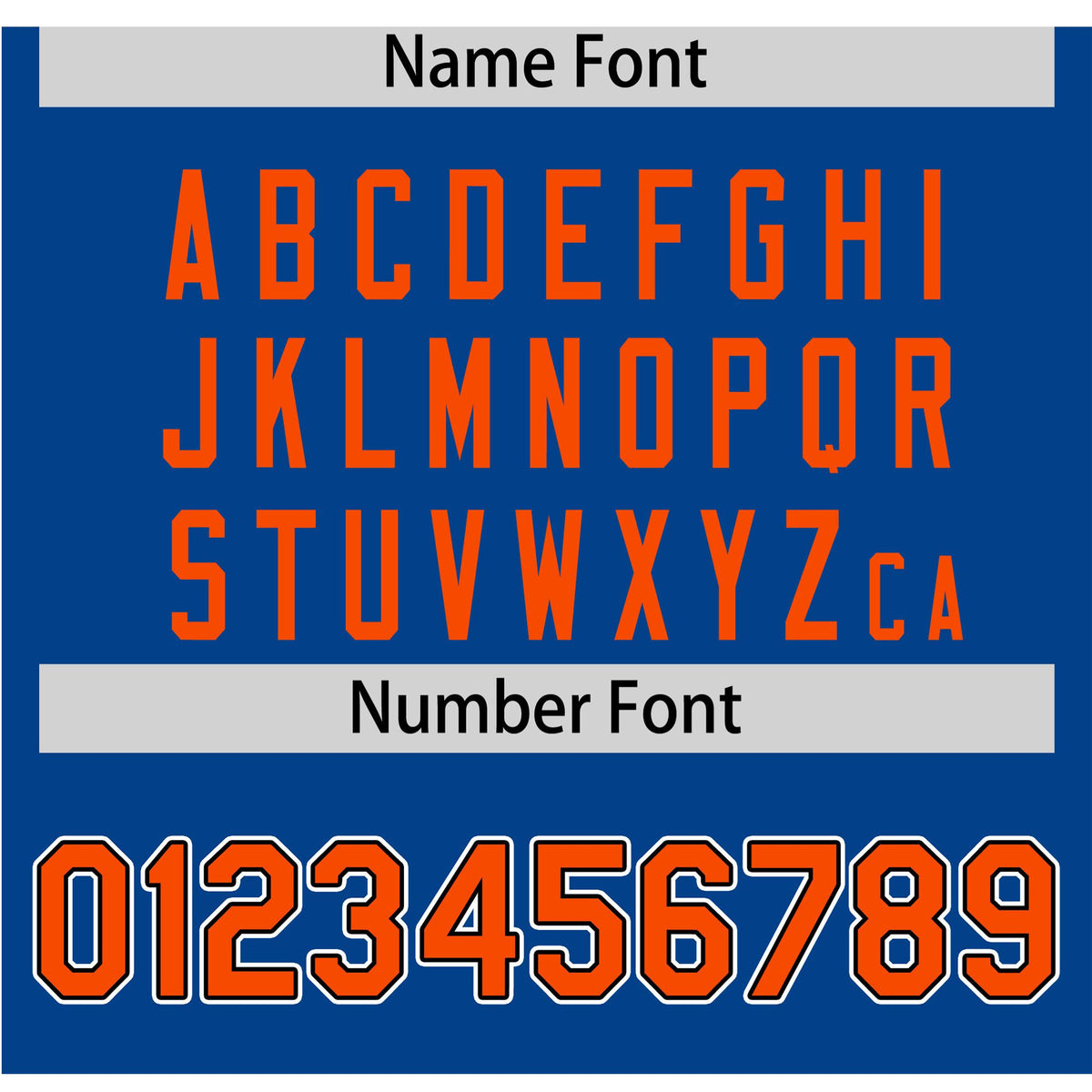 Custom Royal Blue Orange White Authentic Baseball Jersey