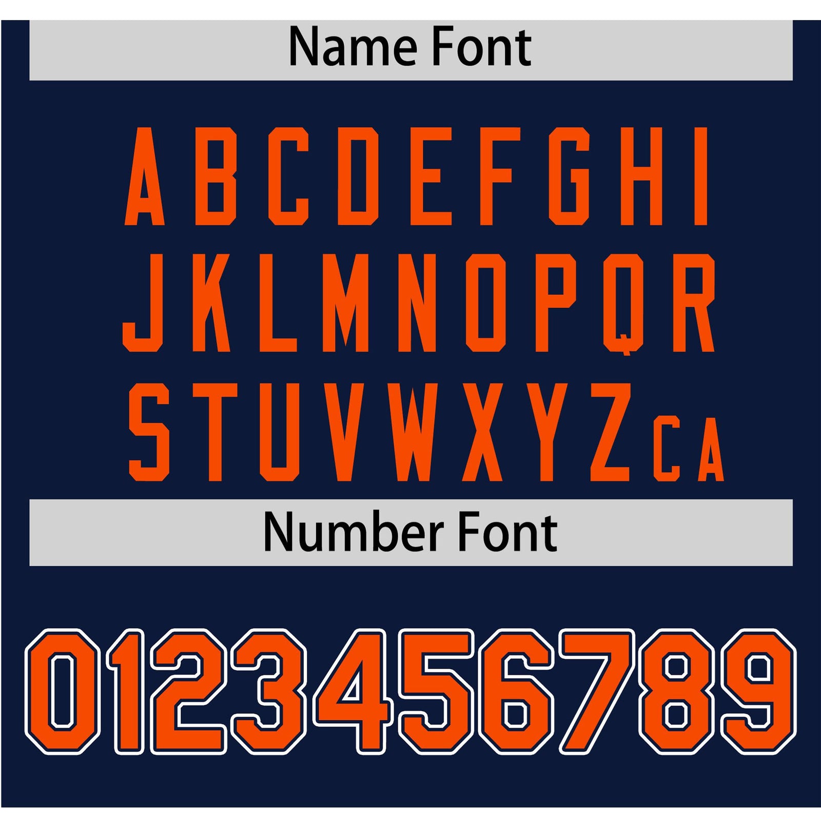 Custom Navy Orange White Authentic Baseball Jersey