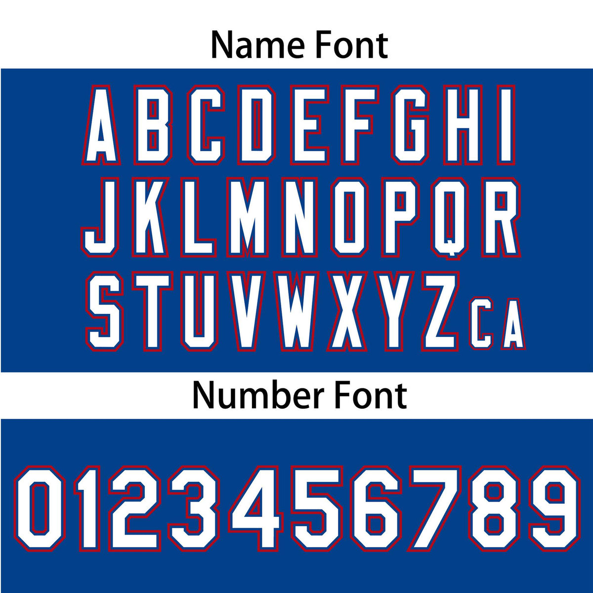 Custom Royal Blue White Red Authentic Baseball Jersey