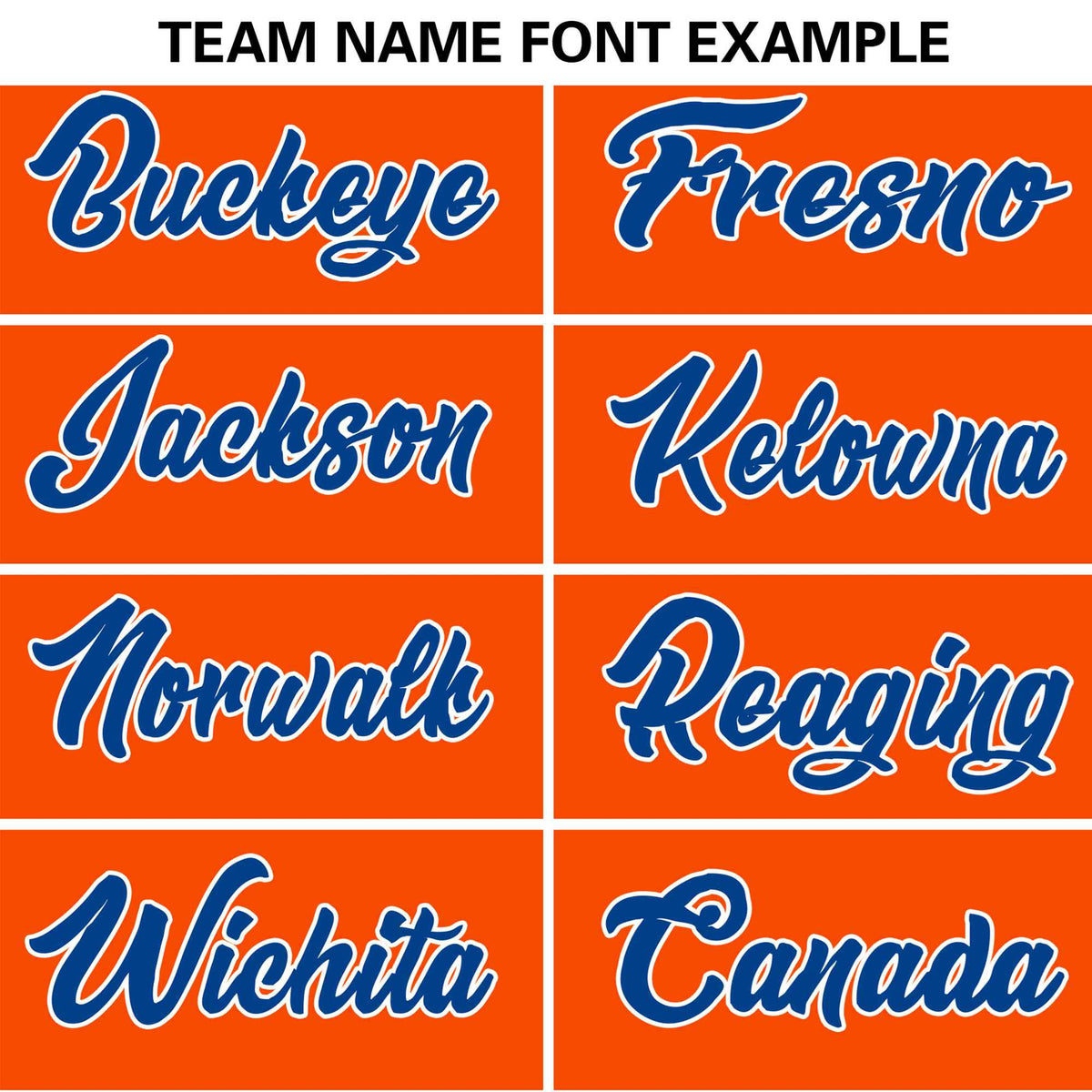 Custom Orange Royal Blue White Authentic Baseball Jersey