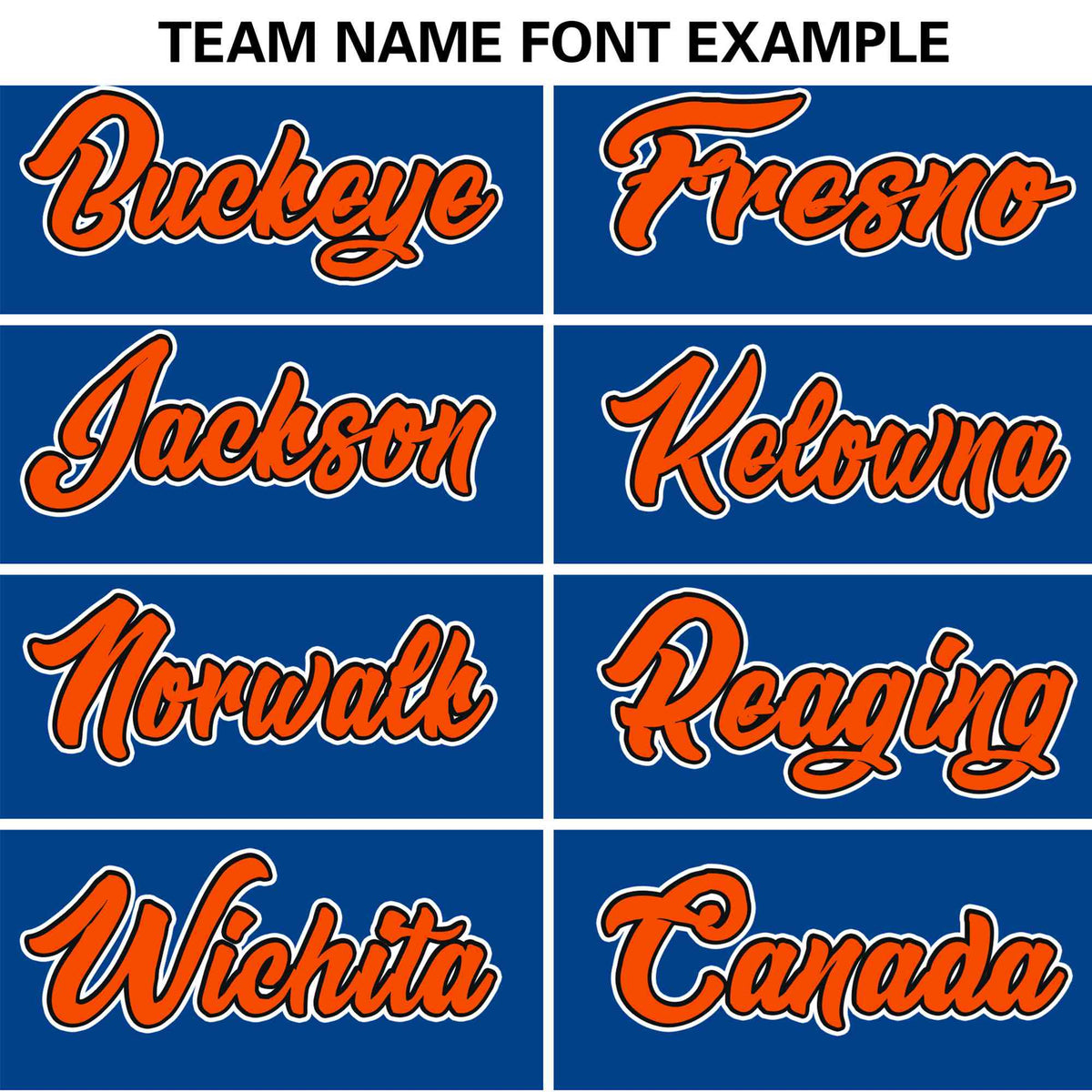 Custom Royal Blue Orange White Authentic Baseball Jersey