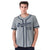 Custom Gray Navy Classic Style Authentic Baseball Jersey