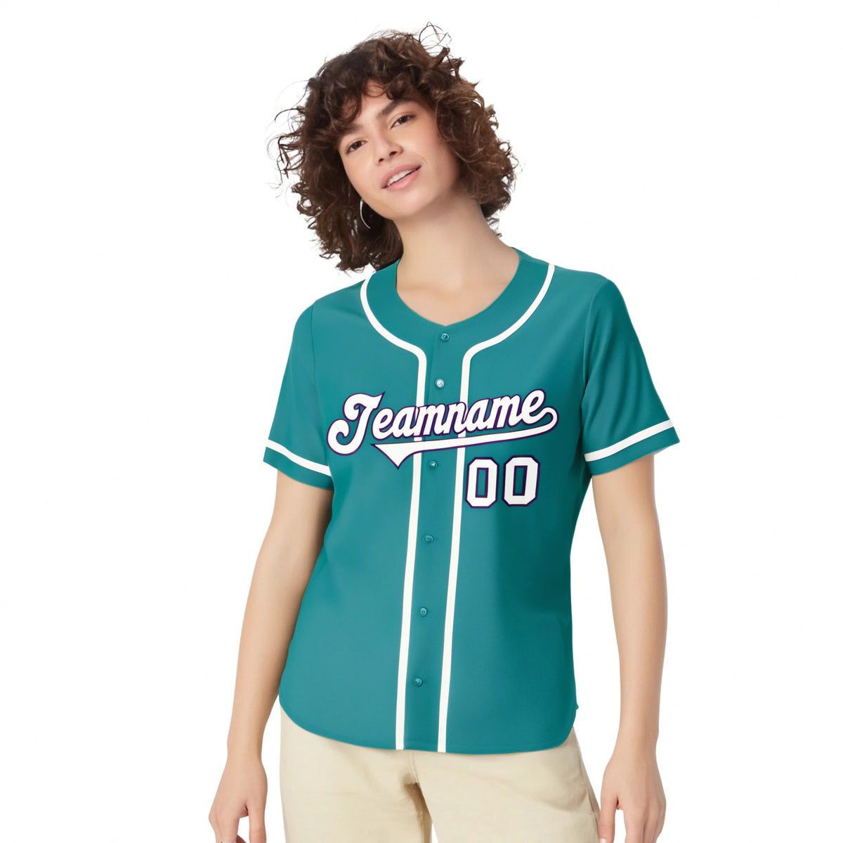 Custom Aqua White Classic Style Authentic Baseball Jersey